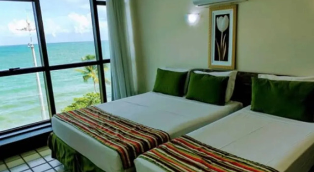 Трёхместный номер Executive с видом на море Hotel Golden Park Recife Boa Viagem By Nacional Inn