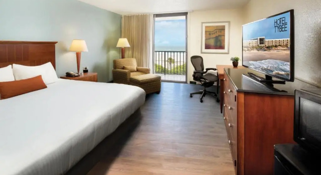 Двухместный номер с видом на океан Hotel Tybee