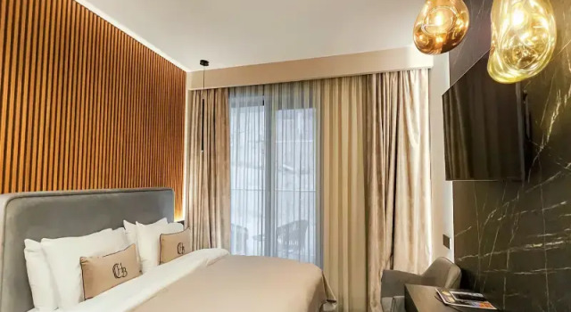 Двухместный номер Deluxe с балконом Hotel Bucura