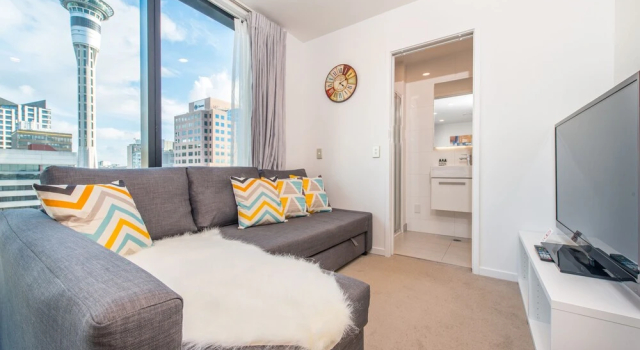 Ehome - Brand New Air Con-Amazing Skytower View On The Bed