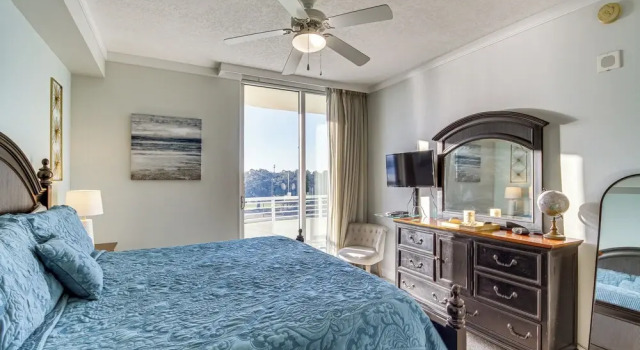 Апартаменты Beachside Biloxi Club Condo: Balcony w/ Ocean View