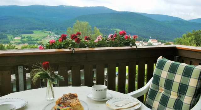 Апартаменты с видом на горы Appartementhaus Himmelreich