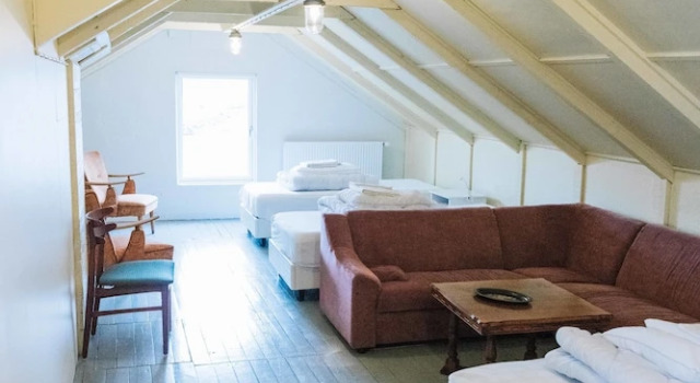 Четырёхместный семейный номер Standard Tangahús Guesthouse