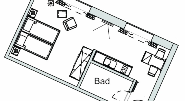 Апартаменты Comfort c 1 комнатой с видом на город Apartmenthotel Kaiser Karl