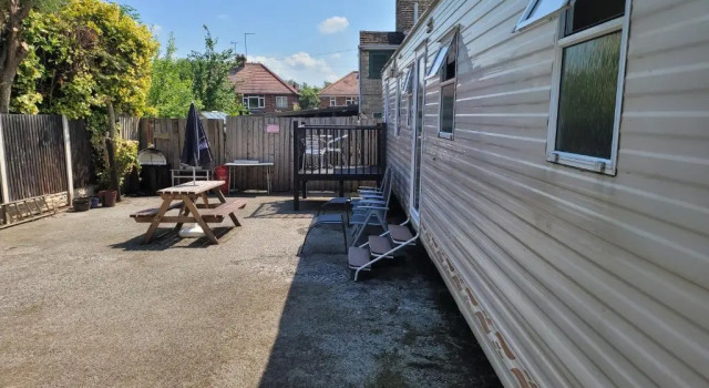 Номер Standard the jackdaw pub SELF CATERING STATIC CARAVAN free breakfast supplied