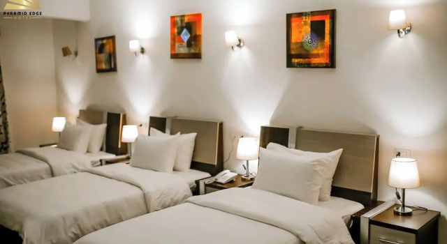 Трёхместный номер Standard Pyramid Edge Hotel & Exclusive Pyramids View Rooftop