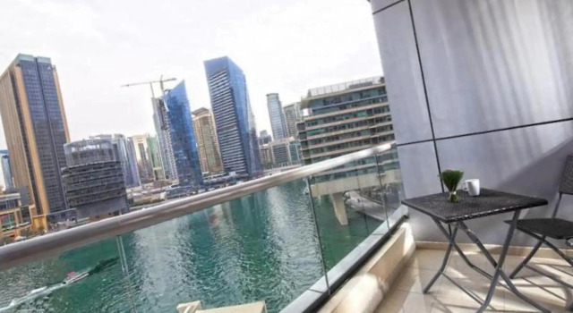 Апартаменты 1BR Dubai Marina View 7 Min from Beach, Забронировать Апартаменты/квартира Дубай Эмират Дубай, рядом с Dubai Marina Yacht Club