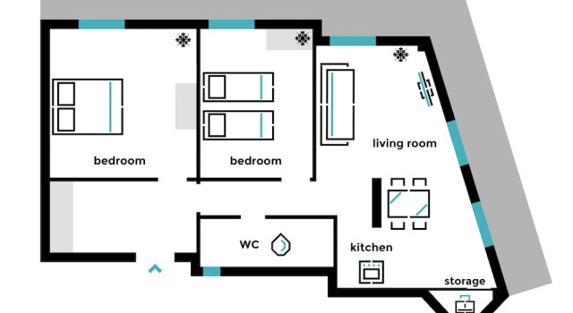 Апартаменты UPSTREET Minimal 2BD Apt-Lycabettus view