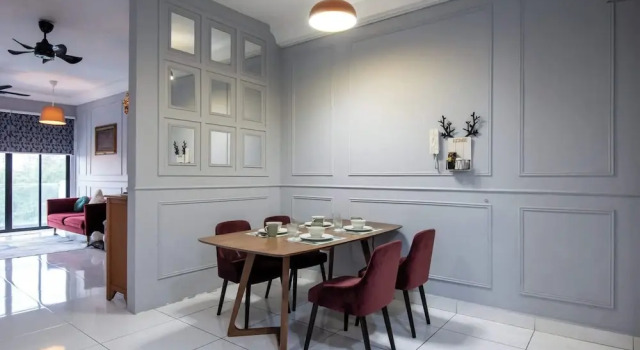 Stylish 4BR Near Paradigm Mall, Pool, Free Parking, Varaa Huoneisto Hotellit Johor pysäköinnillä, Pysäköinti
