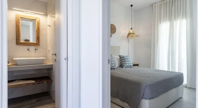 Двухместные апартаменты Deluxe с балконом и с частичным видом на море Drios Luxury Studios