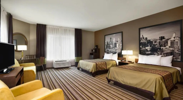 Четырёхместный люкс Super 8 by Wyndham Hershey Chocolate Avenue