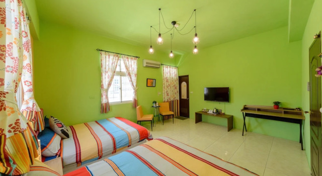 Четырёхместный номер Standard Hualien Macaron B&B