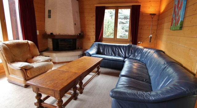 Well Equipped Valais Chalet With Fireplace and Three Floors