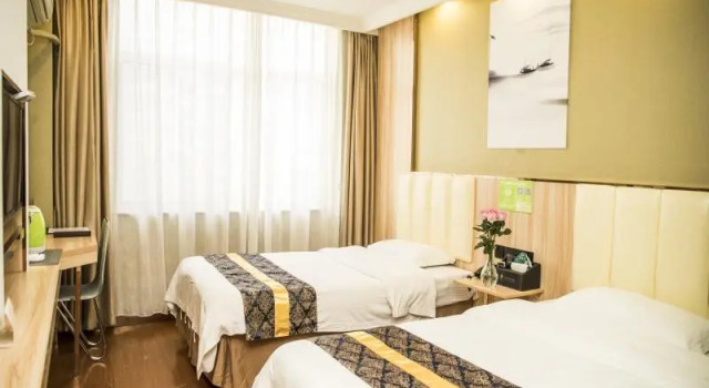Двухместный номер Standard GreenTree Inn Jinhua South Railway Station