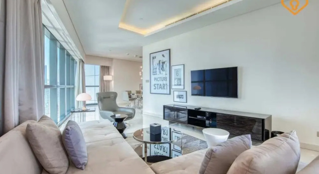 Damac Paramount Two Bedroom, Забронировать Отель Дубай Эмират Дубай, рядом с Al Wajeha Al Maeyah Marine Transport Station