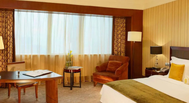 Двухместный номер Deluxe с видом на город Wuhan Jin Jiang International Hotel