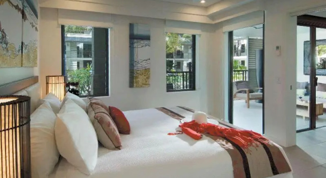 Appartamento con balcone e con vista sulla piscina Pullman Port Douglas Sea Temple Resort and Spa