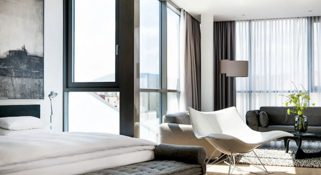 Одноместный номер Standard Пентхаус с балконом Augarten Art Hotel, a Member of Design Hotels