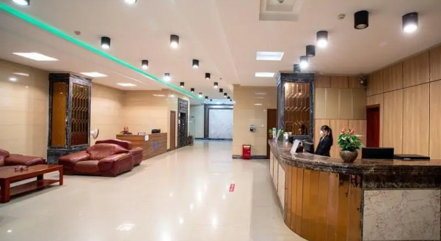 Green Tree Inn Express Sanming Sha County People's Government Fuqian Square, Book Hotel Hoteller i Sanming med parkering, Parkering