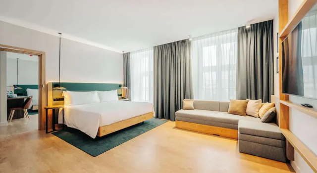 Двухместный семейный номер Standard Hilton Garden Inn Radom