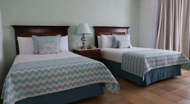 Четырёхместный номер Standard с балконом и с видом на сад Pierre Mundo Imperial Riviera Diamante Acapulco