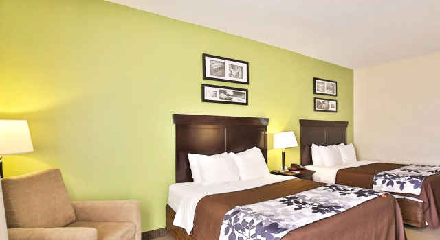 Четырёхместный номер Standard Sleep Inn & Suites Abilene Near University