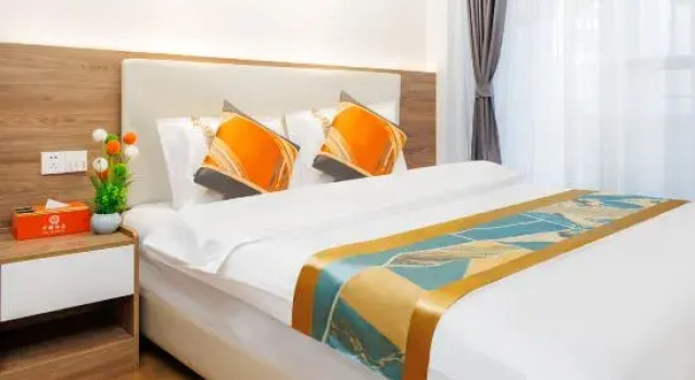 Люкс Premium с 3 комнатами с балконом Sanya Jingguan Hotel Apartment (Sanya Bay Coconut Dream Corridor Store)