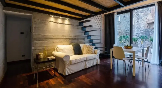 Семейный номер Standard Дуплекс с видом на внутренний двор Pietranera Apartments