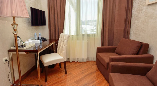 Двухместный номер Economy c 1 комнатой с балконом и с красивым видом из окна Hotel King David Bakuriani Mountain View