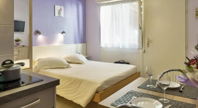 Студия Цокольный этаж Hôtel Résidence Les Grands Chênes Amnéville les Thermes
