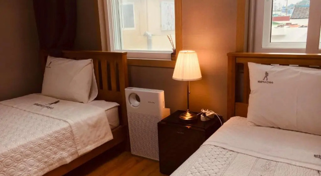Трёхместный номер Standard с видом на город Backpackers In Yeosu