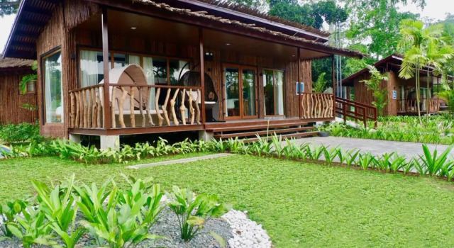Семейный номер Standard с видом на сад Crusoe Cabins Costa Azalea
