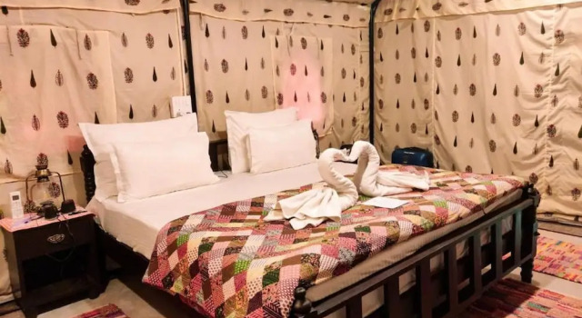 Двухместный номер Standard с видом на реку Dev Bhoomi Farms & Cottages