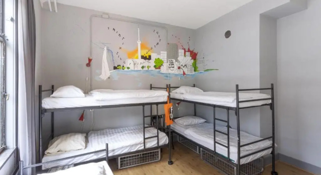 Кровать в общем номере Hostel ROOM Rotterdam