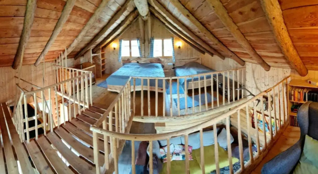 Шале с балконом Nice Chalet in Klagenfurt With hot tub