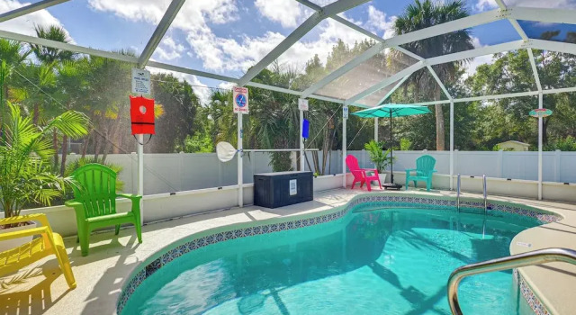 Коттедж Fenced Yard, Game Room: Family Home in Sebastian!