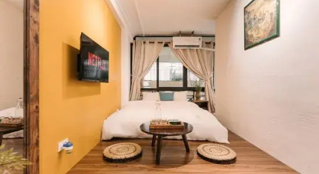 Кровать в общем номере OH Trendy Homes Hoan Kiem PNL2