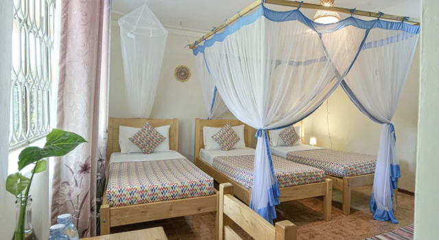 Трёхместный номер Deluxe с видом на сад Cycad Entebbe Guest House
