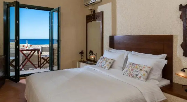 Двухместные апартаменты Дуплекс c 1 комнатой с видом на море Porto Sisi Hotel Apartments