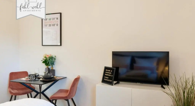Apartment Wahnfried No3 - citynah wohnen mit Küche und Duschbad