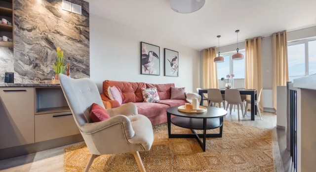 Апартаменты с балконом Residence I Jastrzębia Góra, Sun & Snow