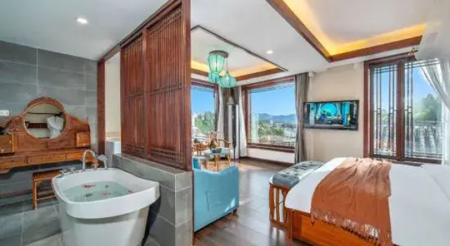 Люкс Lijiang Manting·Xingyu Nayue Bay Internet celebrity travel photography and viewing holiday homestay