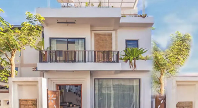 Central Modern Private Villa by La San, Забронировать Вилла Сиемреап 