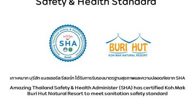 Бунгало с видом на сад Koh Mak Buri Hut Natural Resort
