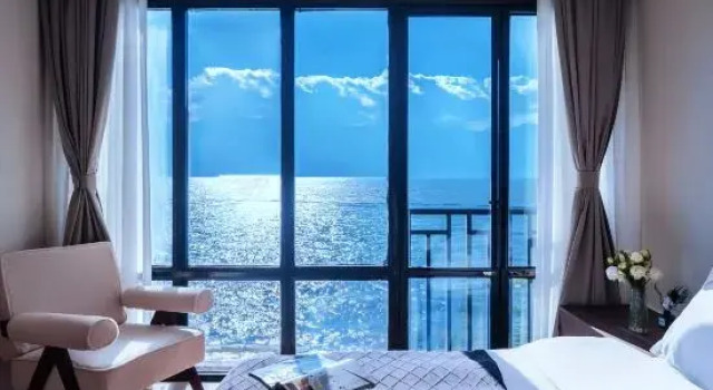 Люкс Luxury Dalixixiayueshang Sunset on the Sea A Fragrant Afternoon with Tea  Sea-Viewing on the Terrace