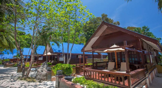 Семейный люкс с видом на сад Coralview-Resort Perhentian Island Bs
