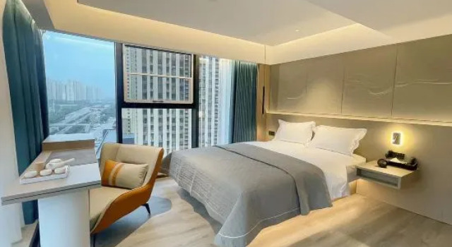 Люкс Deluxe Meibo Light Luxury Hotel (Xudong Road Branch of Taiyuan South Station)