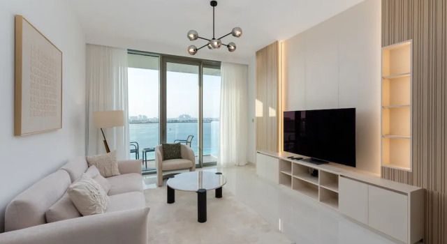 Chic 2BR w Sea Views Near Marina JBR, Забронировать Апартаменты/квартира Апартаменты Эмирата Дубая, рядом с Международный яхт-клуб Дубая, Апартаменты/квартира