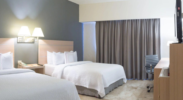Четырёхместный номер Standard Courtyard by Marriott Villahermosa Tabasco