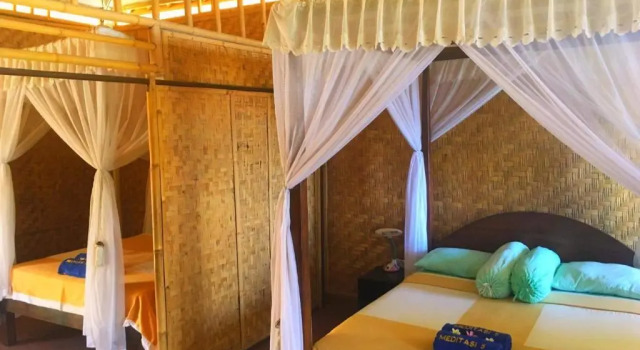 Семейный номер Standard с балконом и с видом на море Meditasi Bungalows & Villas